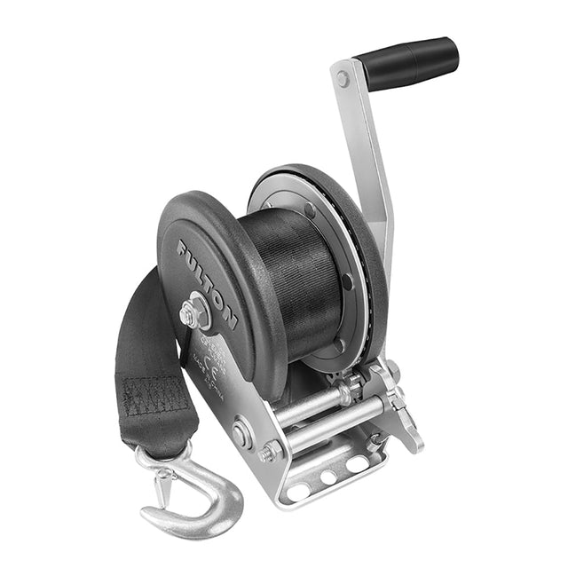 Fulton 1500lb Single Speed Winch w/20' Strap & Cover - 142208 - CW66694 - Avanquil