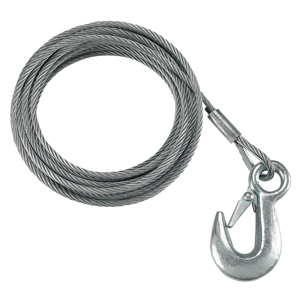 Fulton 3/16" x 25' Galvanized Winch Cable - 4,200 lbs. Breaking Strength - WC325 0100 - CW34960 - Avanquil