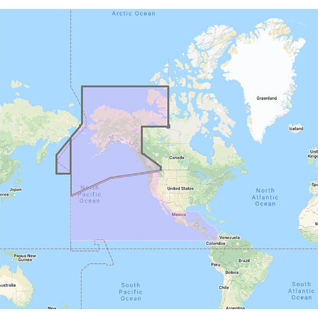 Furuno US & Canada Pacific Coast, Hawaii, Alaska, Mexico to Panama - C-MAP Mega Wide Chart - MM3-VNA-035 - CW83750 - Avanquil
