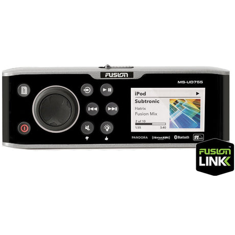 FUSION MS-UD755 AM/FM/SIRIUS/Bluetooth Universal Dock - 4-Zone Stereo - 010-01882-00 - CW67292 - Avanquil