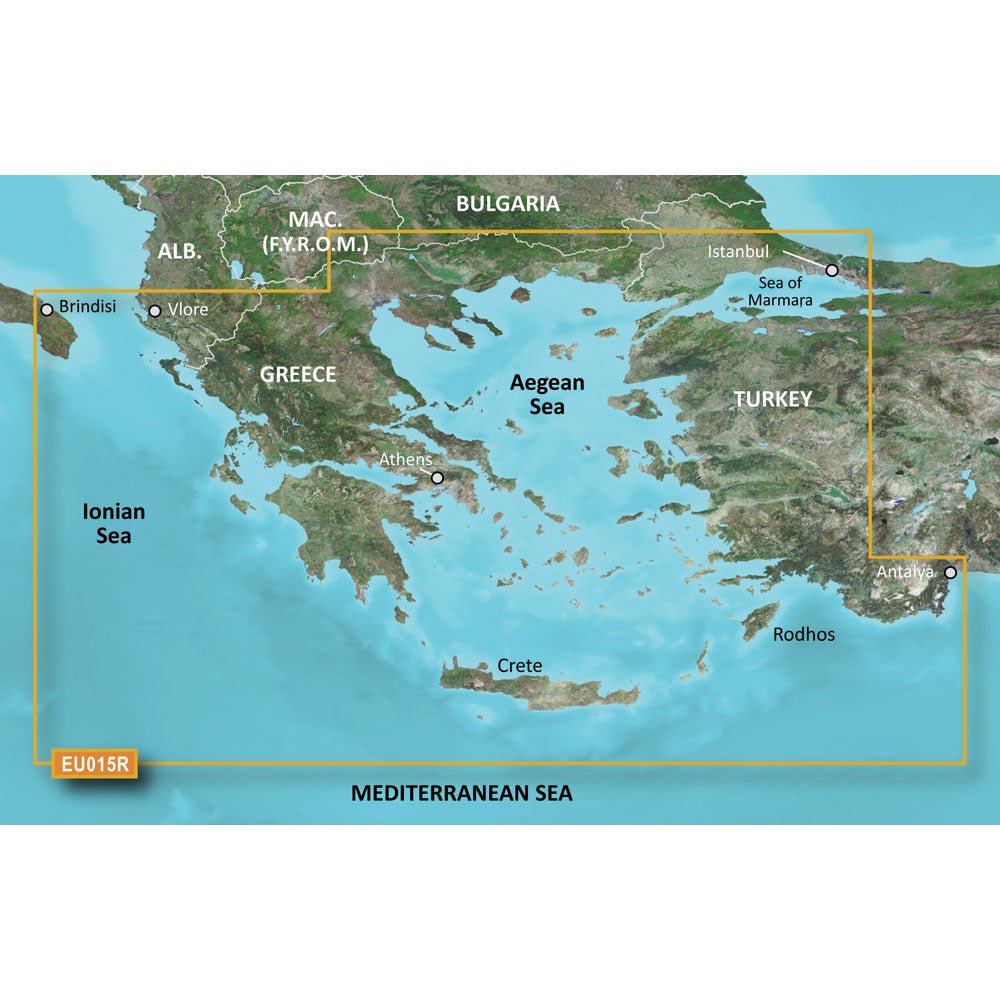 Garmin BlueChart® g3 HD - HXEU015R Aegean Sea & Sea of Marmara - microSD™/SD™ - 010-C0773-20 - CW35620 - Avanquil