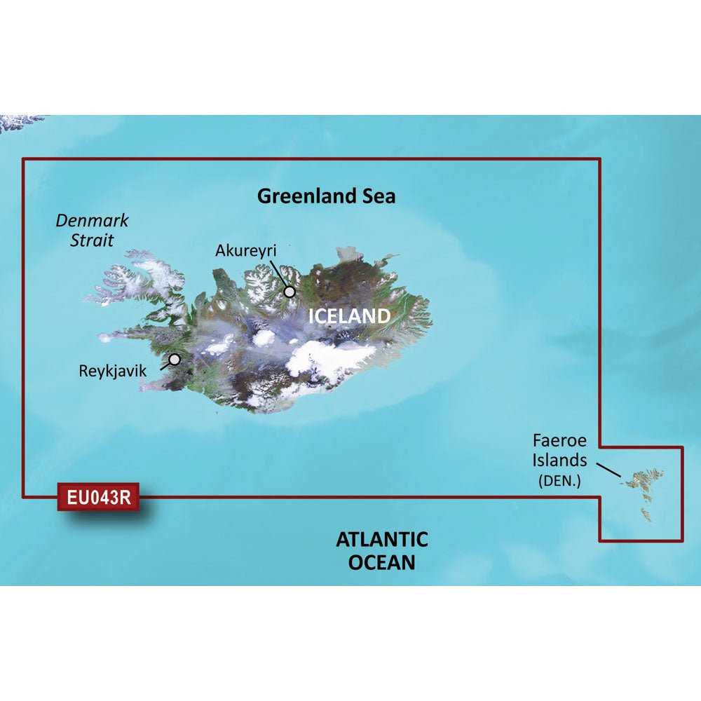 Garmin BlueChart® g3 HD - HXEU043R - Iceland & Faeroe Islands - microSD™/SD™ - 010-C0780-20 - CW35634 - Avanquil