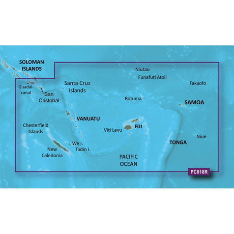 Garmin BlueChart® g3 HD - HXPC018R - New Caledonia To Fiji - microSD™/SD™ - 010-C0865-20 - CW35754 - Avanquil