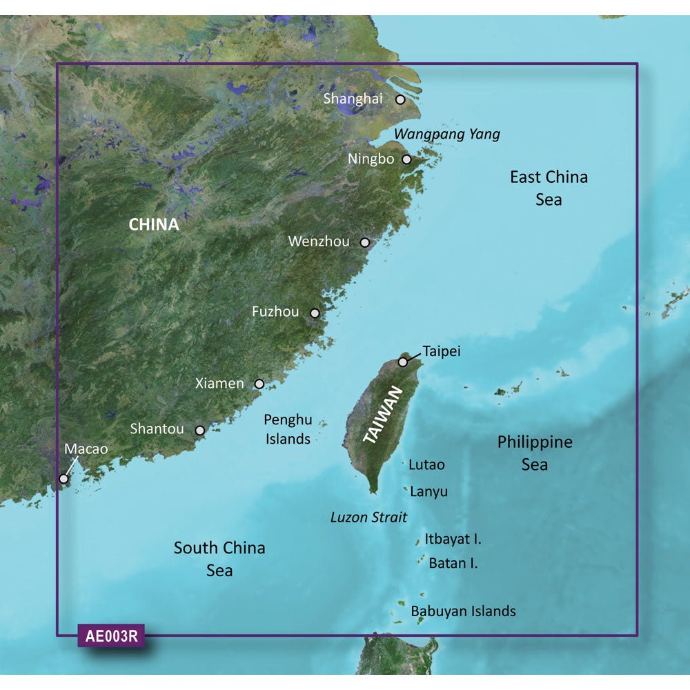 Garmin BlueChart® g3 Vision® HD - VAE003R - Taiwan - microSD™/SD™ - 010-C0878-00 - CW31029 - Avanquil