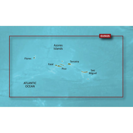 Garmin BlueChart® g3 Vision® HD - VEU502S - Azores Islands - microSD™/SD™ - 010-C0846-00 - CW30814 - Avanquil