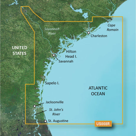 Garmin BlueChart® g3 Vision® HD - VUS008R - Charleston to Jacksonville - microSD™/SD™ - 010-C0709-00 - CW30362 - Avanquil