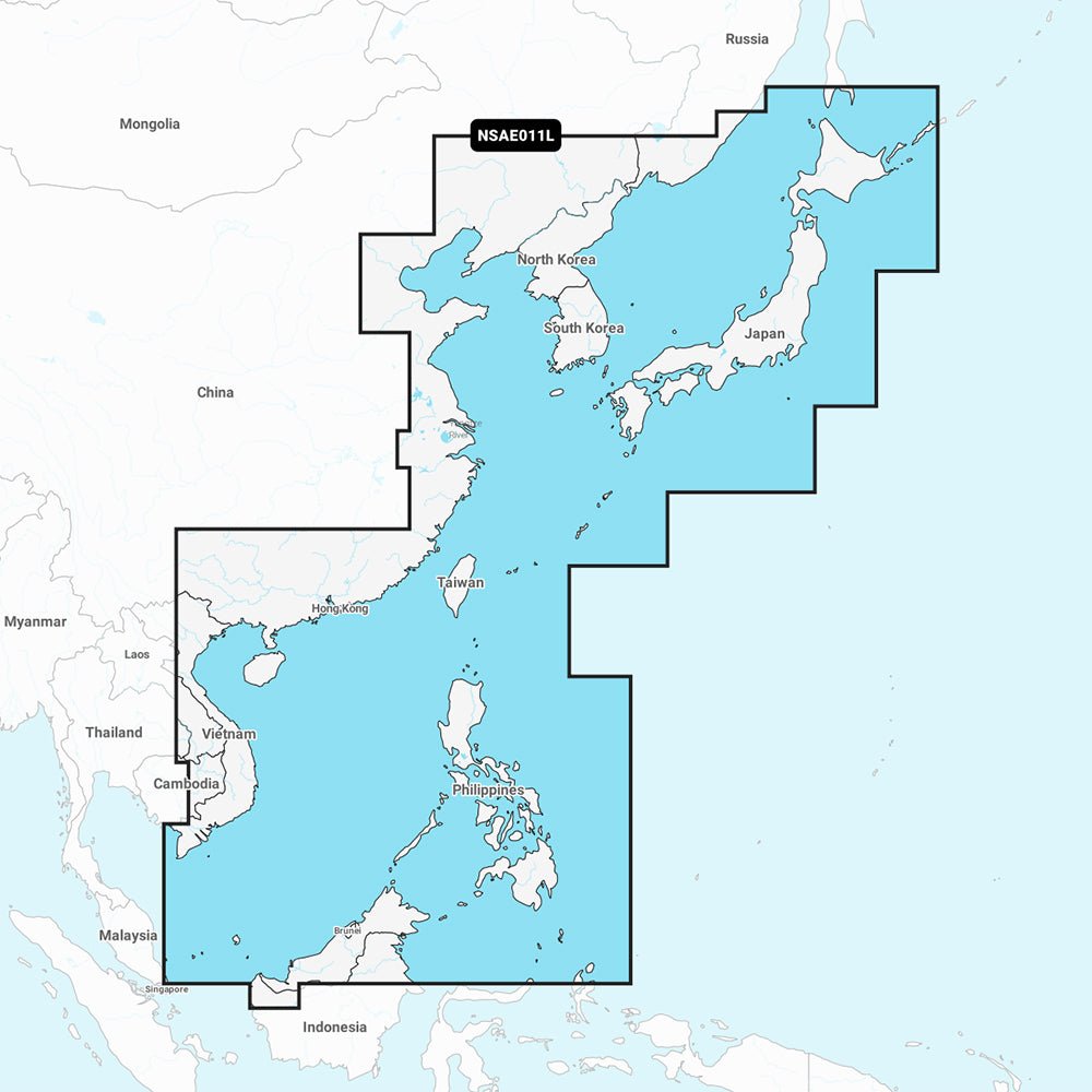 Garmin Navionics+ NSAE011L - China Sea & Japan - Marine Chart - 010-C1214-20 - CW96004 - Avanquil