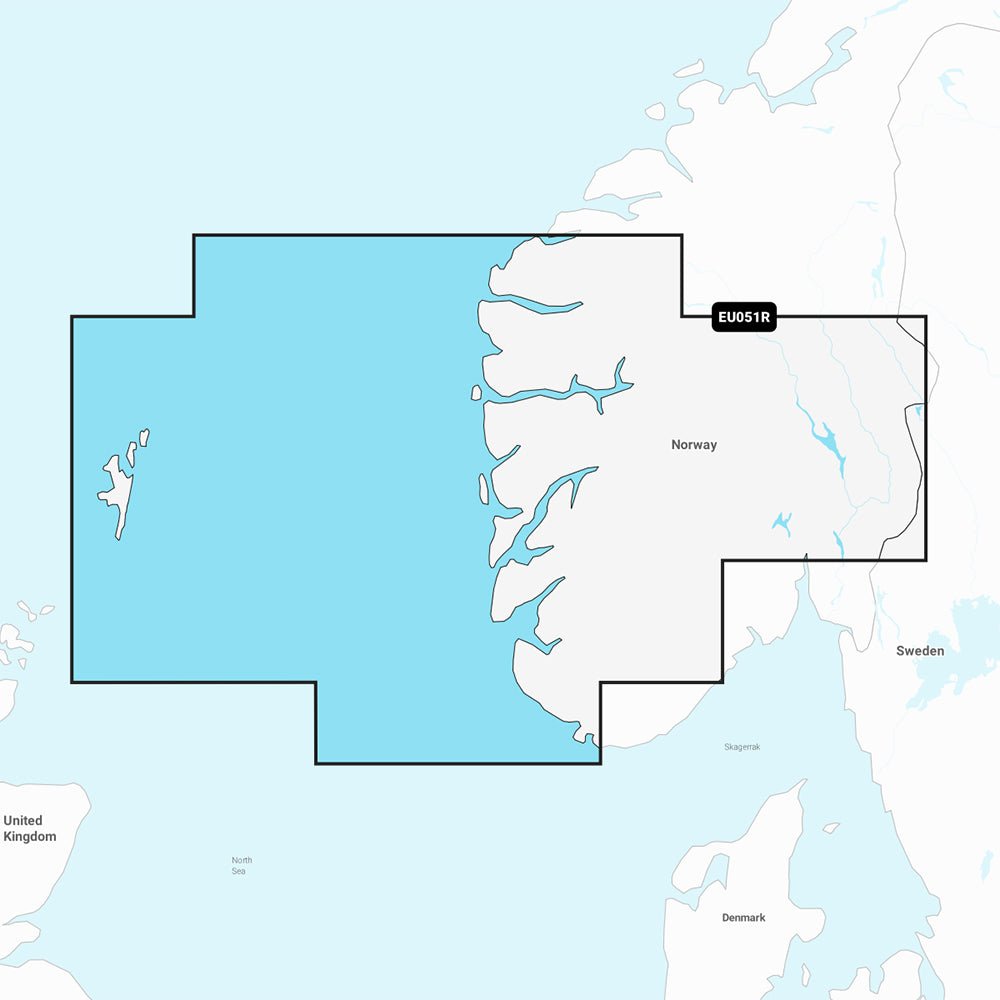 Garmin Navionics+ NSEU051R - Norway, Lista to Sognefjord - Marine Chart - 010-C1250-20 - CW96064 - Avanquil