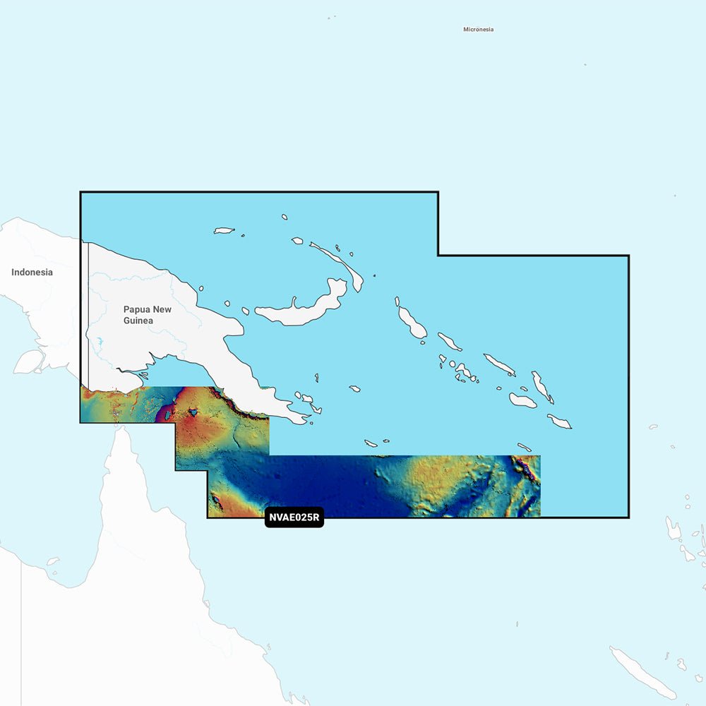 Garmin Navionics Vision+ NVAE025R - Papua New Guinea & Solomon Islands - Marine Chart - 010-C1223-00 - CW96203 - Avanquil