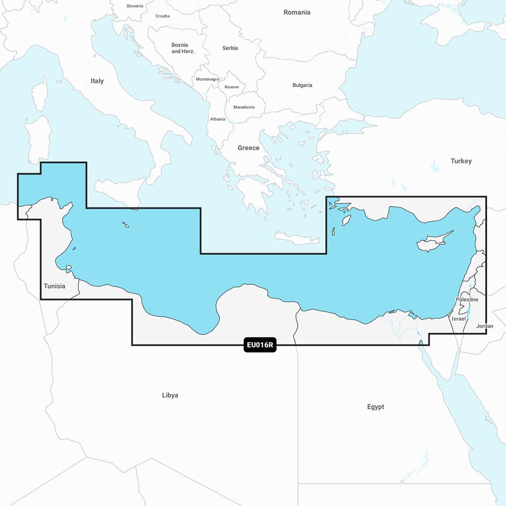 Garmin Navionics Vision+ NVEU016R - Mediterranean Sea, Southeast - Marine Chart - 010-C1241-00 - CW96220 - Avanquil