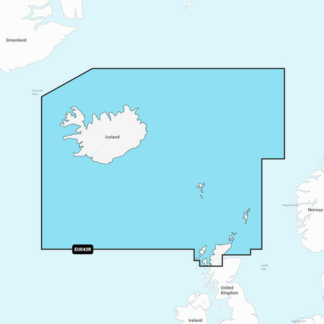 Garmin Navionics Vision+ NVEU043R - Iceland to Orkney - Marine Chart - 010-C1246-00 - CW96376 - Avanquil