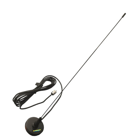 Glomex 21" Magnetic Mount VHF Antenna w/15' RG-58 Coaxial Cable & PL-259 Connector - SGWB50MAGBK - CW79492 - Avanquil