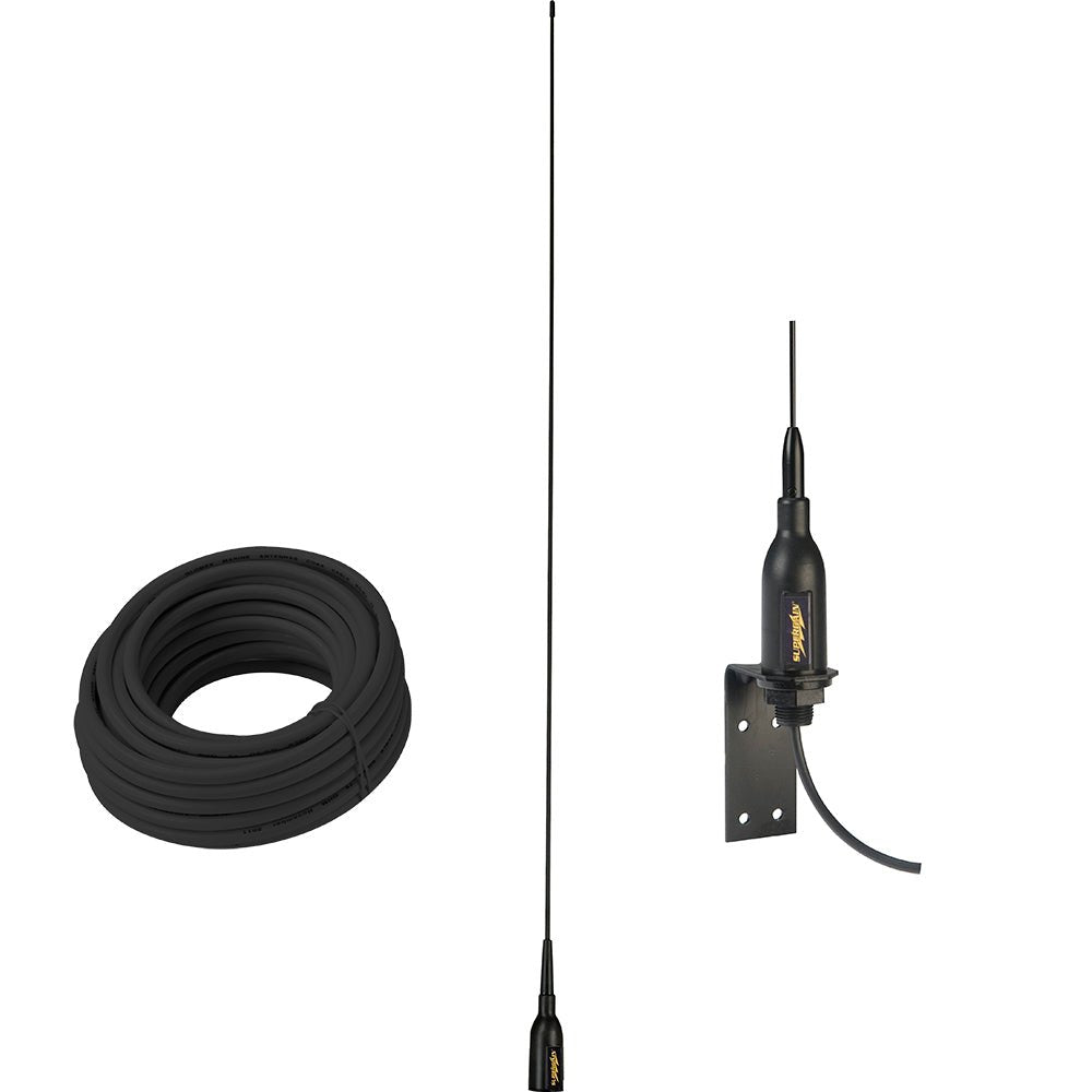Glomex AIS Antenna w/Supplied "L" Bracket & 66' Coax Cable - SGA100SBBK - CW70677 - Avanquil