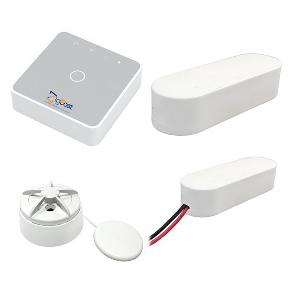 Glomex ZigBoat Wireless & Remote Control PRO Starter Kit System w/Gateway, Battery, Flood & Door/Porthole Sensor - ZB101PRO - CW97605 - Avanquil