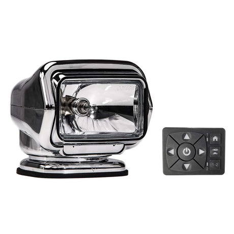 Golight Stryker ST Series Permanent Mount Chrome 12V Halogen w/Hard Wired Dash Mount Remote - 3026ST - CW92708 - Avanquil