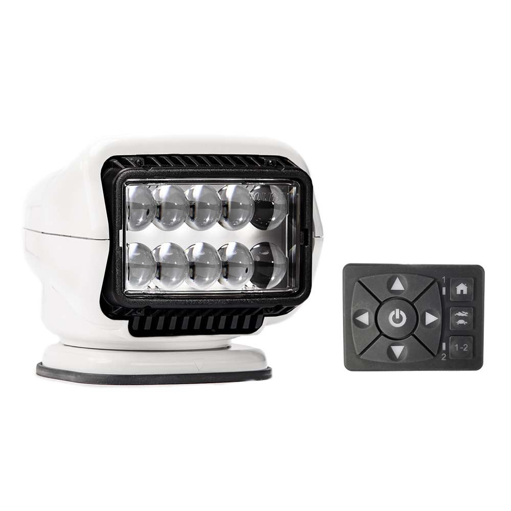 Golight Stryker ST Series Permanent Mount White 12V LED w/Hard Wired Dash Mount Remote - 30204ST - CW92700 - Avanquil