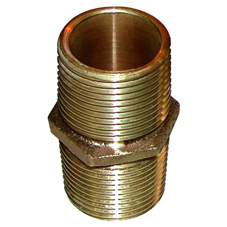 GROCO Bronze Pipe Nipple - 1" NPT - PN-1000 - CW75237 - Avanquil