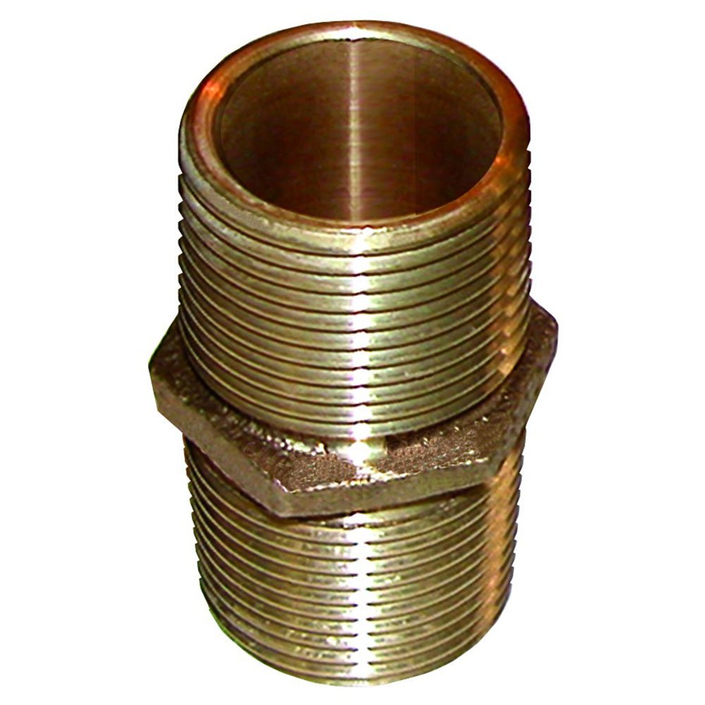 GROCO Bronze Pipe Nipple - 1/2" NPT - PN-500 - CW75235 - Avanquil