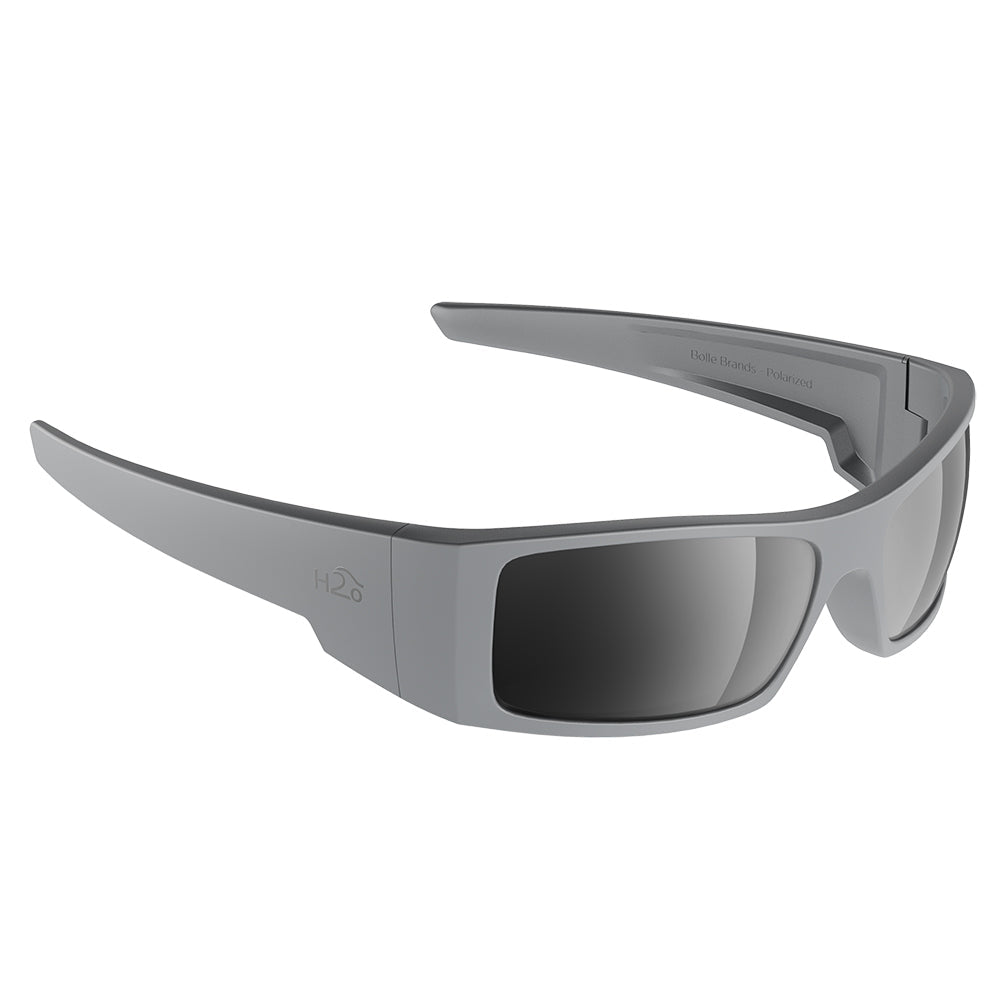 H2Optix Waders Sunglasses Matt Grey, Grey Silver Flash Mirror Lens Cat.3 - AntiSalt Coating w/Floatable Cord - H2014 - CW87267 - Avanquil