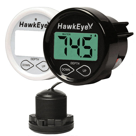 Hawkeye Depth Trax 2BX Dash Digital Depth & Temp Gauge - Thru-Hull - DT2BX-TH - CW85613 - Avanquil