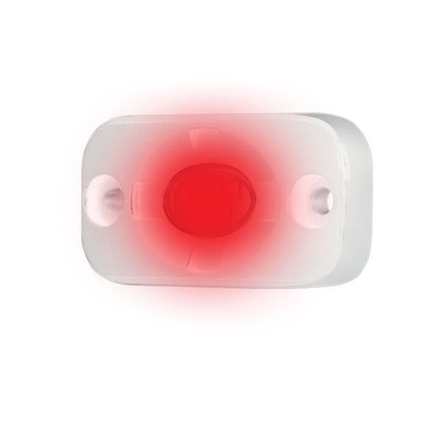HEISE Marine Auxiliary Accent Lighting Pod - 1.5" x 3" - White/Red - HE-ML1R - CW69792 - Avanquil