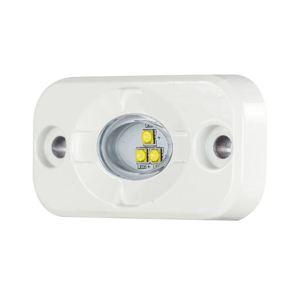 HEISE Marine Auxiliary Accent Lighting Pod - 1.5" x 3" - White/White - HE-ML1 - CW69787 - Avanquil