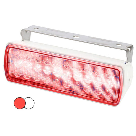 Hella Marine Sea Hawk XL Dual Color LED Floodlights - Red/White LED - White Housing - 980950051 - CW66100 - Avanquil