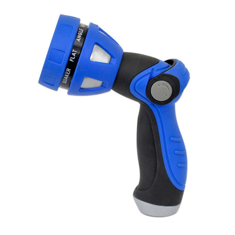 HoseCoil Thumb Lever Nozzle w/Metal Body & Nine Pattern Adjustable Spray Head - WN815 - CW81268 - Avanquil