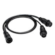 Humminbird 14 M SILR Y - SOLIX®/APEX® Side Imaging & 2D Splitter Dual Side Image Adapter Cable - 30" - 720112-1 - CW85782 - Avanquil