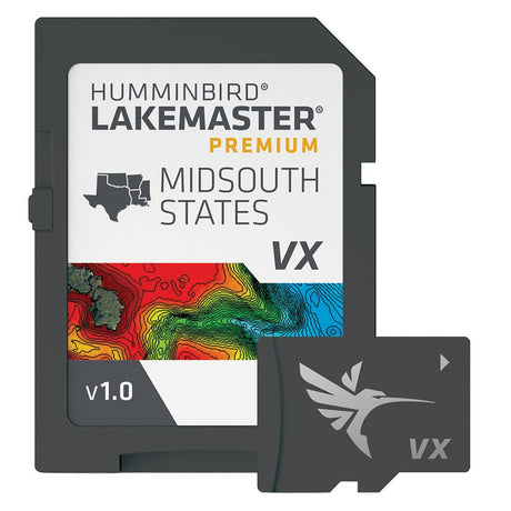 Humminbird LakeMaster® VX Premium - Mid-South States - 602005-1 - CW96686 - Avanquil