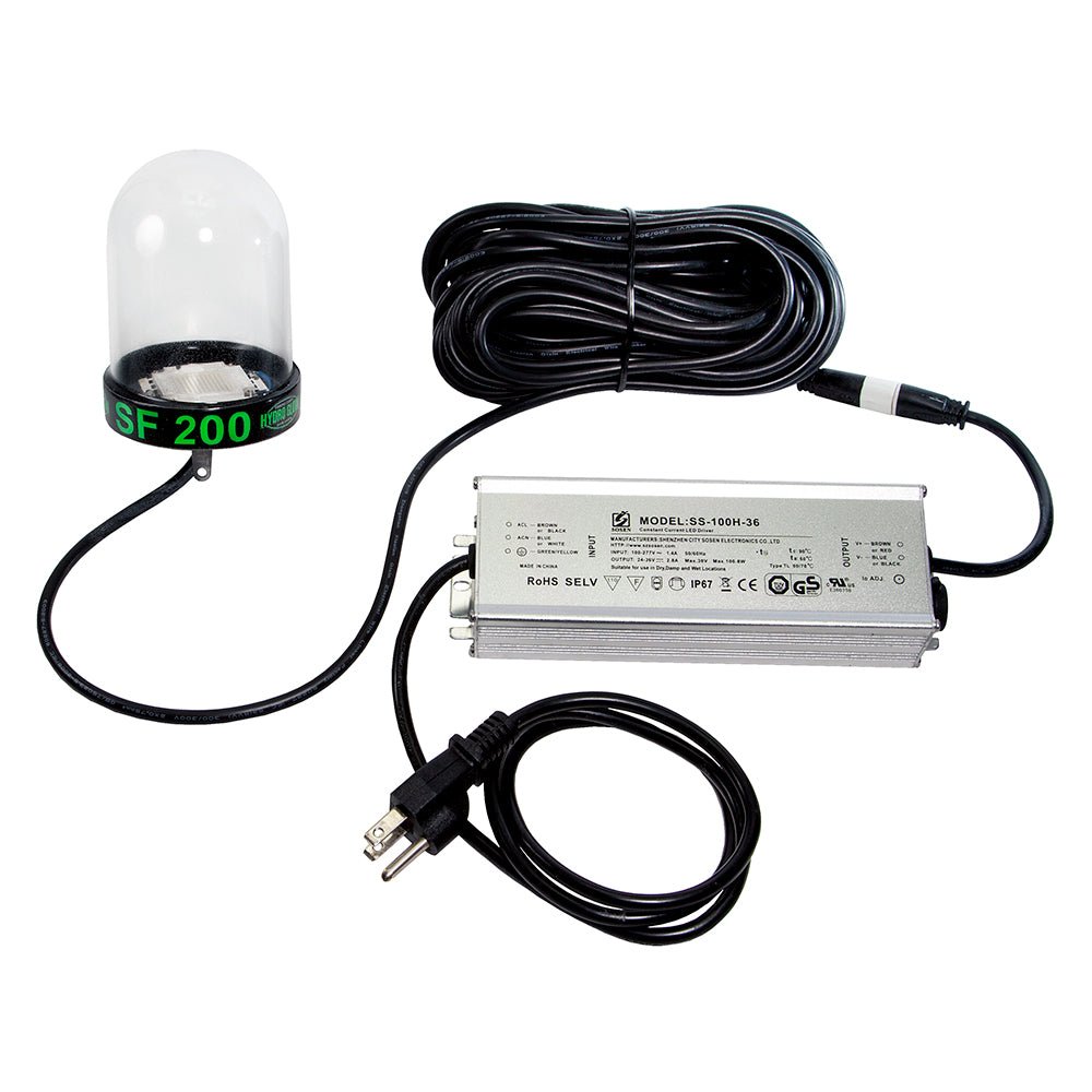 Hydro Glow LED Underwater Dock Light - 200W - 50' Cord - Green - SF200G - CW70049 - Avanquil