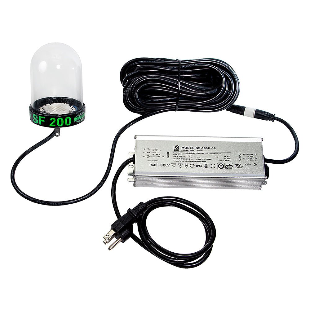 Hydro Glow LED Underwater Dock Light - 200W - 50' Cord - White - SF200W - CW78032 - Avanquil