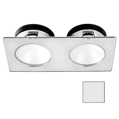 i2Systems Apeiron A1110Z - 4.5W Spring Mount Light - Double Round - Cool White - Brushed Nickel Finish - A1110Z-45AAH - CW82293 - Avanquil