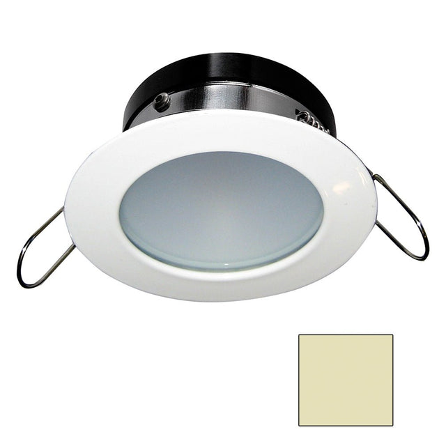 i2Systems Apeiron A1110Z - 4.5W Spring Mount Light - Round - Warm White - White Finish - A1110Z-31CAB - CW82298 - Avanquil