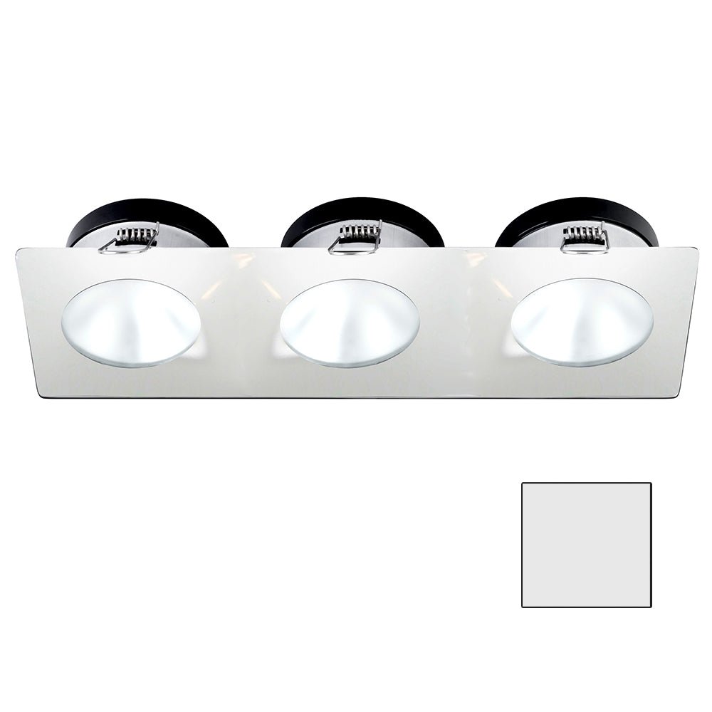 i2Systems Apeiron A1110Z - 4.5W Spring Mount Light - Triple Round - Cool White - White Finish - A1110Z-36AAH - CW82305 - Avanquil