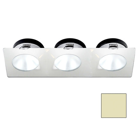 i2Systems Apeiron A1110Z - 4.5W Spring Mount Light - Triple Round - Warm White - White Finish - A1110Z-36CAB - CW82306 - Avanquil