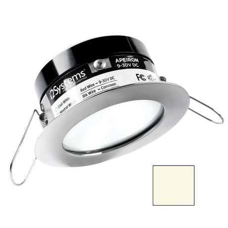 i2Systems Apeiron A503 3W Spring Mount Light - Neutral White - Polished Chrome Finish - A503-11BBD - CW82098 - Avanquil