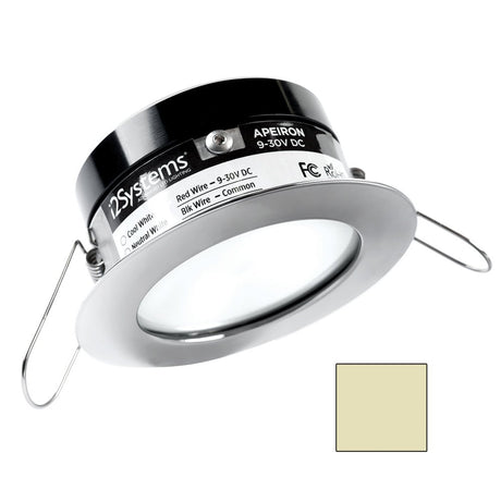 i2Systems Apeiron A503 3W Spring Mount Light - Warm White - Polished Chrome Finish - A503-11CBBR - CW82099 - Avanquil