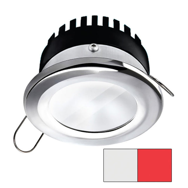 i2Systems Apeiron A506 6W Spring Mount Light - Round - Cool White & Red - Polished Chrome Finish - A506-11AAG-H - CW82166 - Avanquil