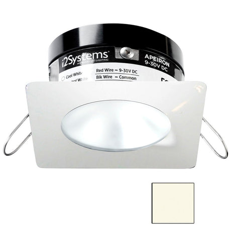 i2Systems Apeiron PRO A503 - 3W Spring Mount Light - Square/Round - Neutral White - White Finish - A503-32BBD - CW82244 - Avanquil
