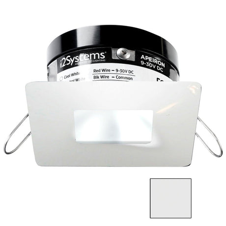 i2Systems Apeiron PRO A503 - 3W Spring Mount Light - Square/Square - Cool White - White Finish - A503-34AAG - CW82248 - Avanquil