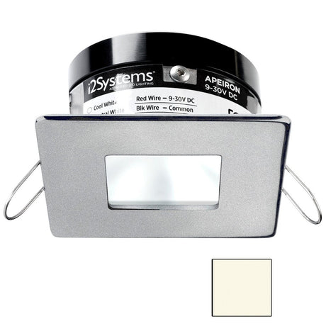 i2Systems Apeiron PRO A503 - 3W Spring Mount Light - Square/Square - Neutral White - Brushed Nickel Finish - A503-44BBD - CW82219 - Avanquil