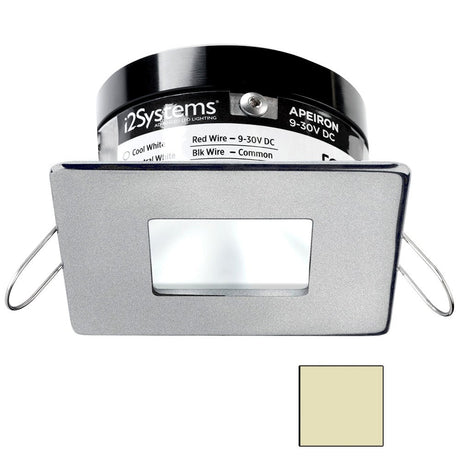 i2Systems Apeiron PRO A503 - 3W Spring Mount Light - Square/Square - Warm White - Brushed Nickel Finish - A503-44CBBR - CW82220 - Avanquil