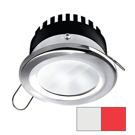 i2Systems Apeiron PRO A506 - 6W Spring Mount Light - Round - Cool White & Red - Brushed Nickel Finish - A506-41AAG-H - CW82226 - Avanquil