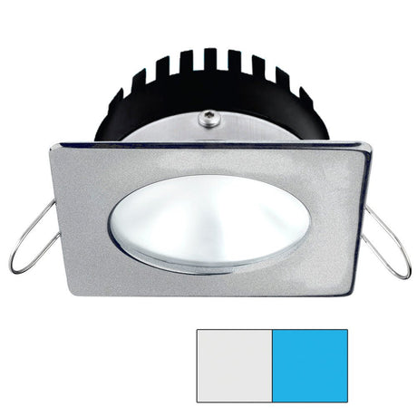 i2Systems Apeiron PRO A506 - 6W Spring Mount Light - Square/Round - Cool White & Blue - Brushed Nickel Finish - A506-42AAG-E - CW82232 - Avanquil