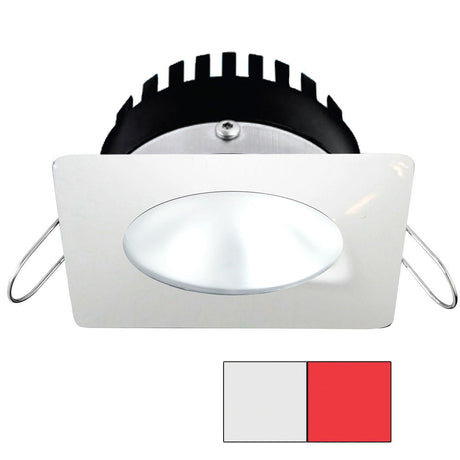 i2Systems Apeiron PRO A506 - 6W Spring Mount Light - Square/Round - Cool White & Red - White Finish - A506-32AAG-H - CW82261 - Avanquil