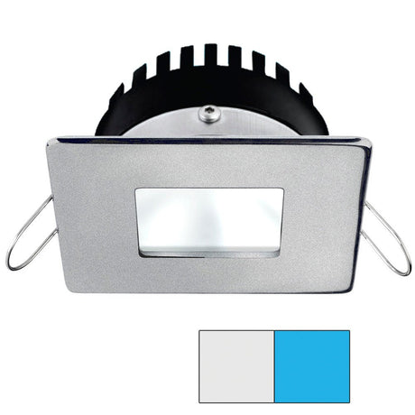 i2Systems Apeiron PRO A506 - 6W Spring Mount Light - Square/Square - Cool White & Blue - Brushed Nickel Finish - A506-44AAG-E - CW82237 - Avanquil
