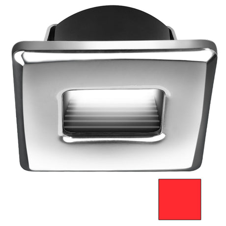 i2Systems Ember E1150Z Snap-In - Polished Chrome - Square - Red Light - E1150Z-12H - CW81323 - Avanquil