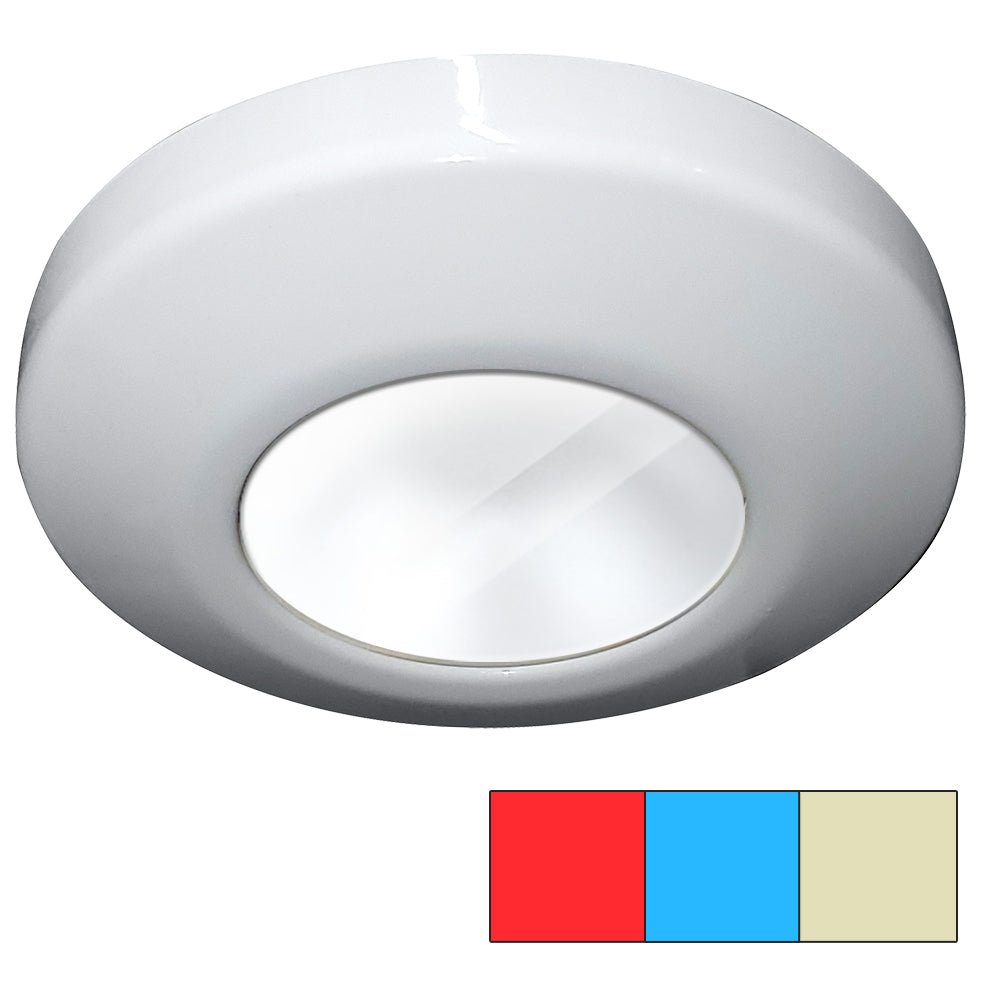 i2Systems Profile P1120 Tri-Light Surface Light - Red, Warm White & Blue - White Finish - P1120Z-31HCE - CW81513 - Avanquil