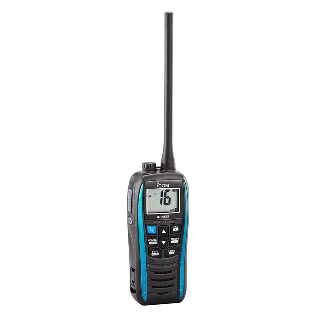 Icom M25 Handheld Floating VHF Marine Radio - Marine Blue - M25-31 - CW90180 - Avanquil